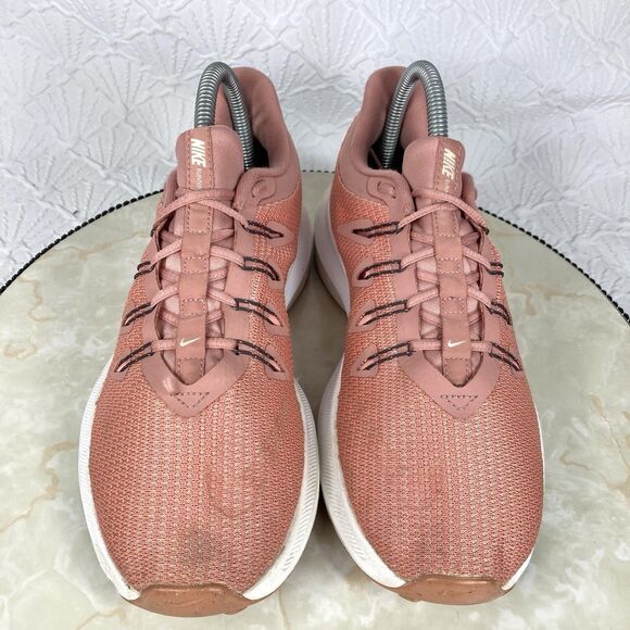 Nike Sneakers Womens 8 Pink Quest Athletic Lace Up Low Top Running Trainer Shoes - Picture 4 of 12